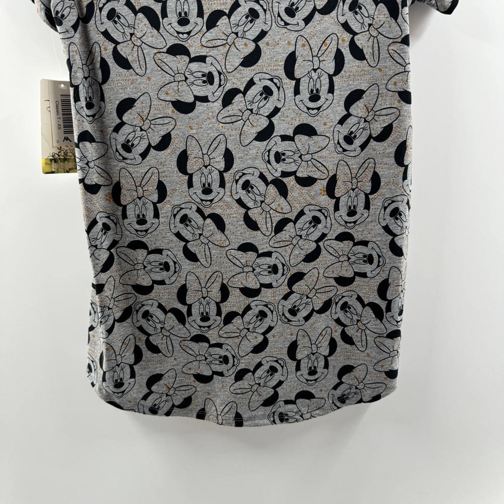 LuLaRoe Classic T Minnie Mouse Tee – Grey, NWT, Size XS - Picture 8 of 8